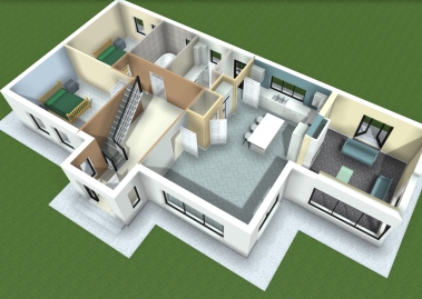 Virtual Teic - Ground Floor interior model
